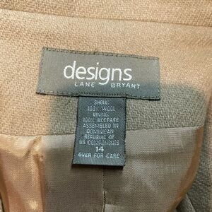 Lane Bryant Tan Blazer